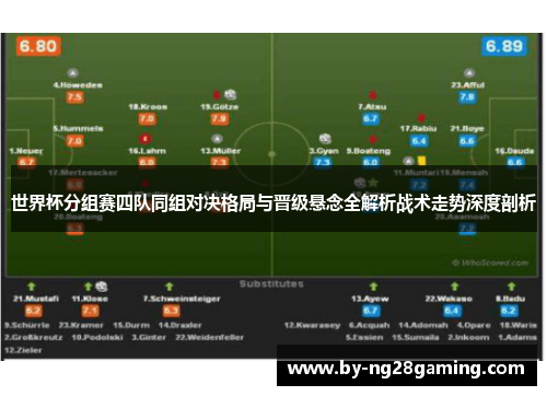 世界杯分组赛四队同组对决格局与晋级悬念全解析战术走势深度剖析